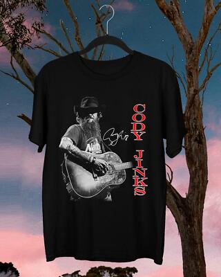 Cody Jinks Signed Short Sleeve Cotton Black All Size T-Shirt QQ1244