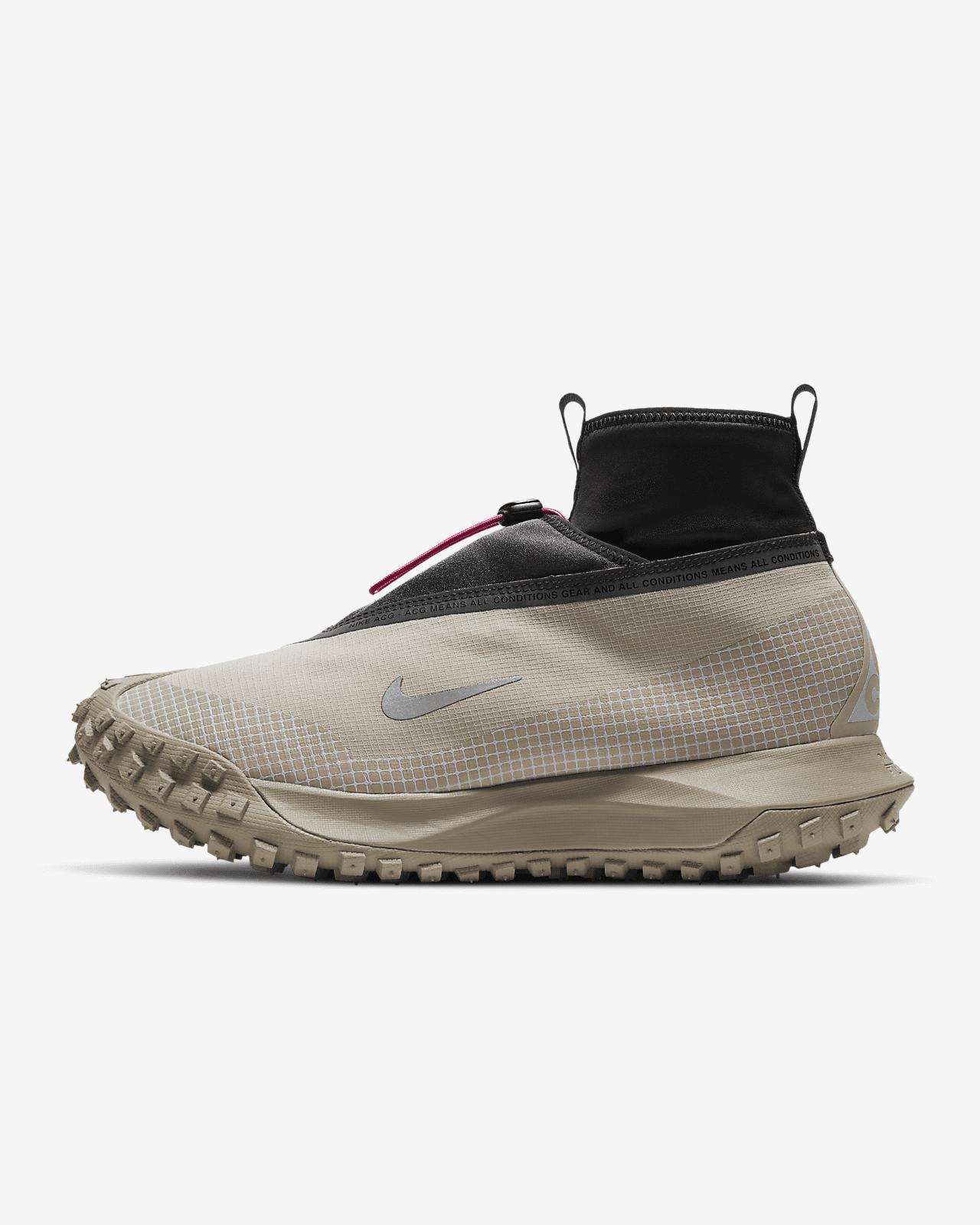 

Кроссовки NIKE ACG GORE-TEX Mountain Fly CT2904-200 Хаки / Серебристый металлик, Khaki / metallic silver, ACG GORE-TEX 'Mountain Fly'