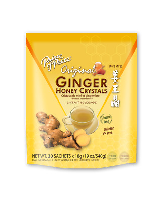 Prince of Peace Instant Ginger Honey Crystals, 30 Sachets