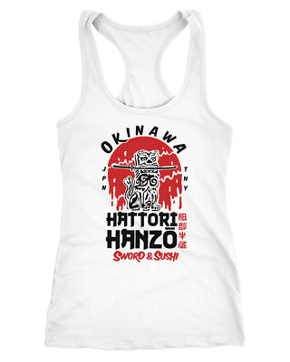 Damen Tank-Top Hattori Hanzo Sword and Sushi Okinawa Japan Superior Design
