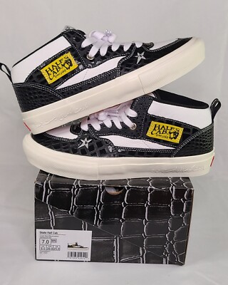 Vans x Carpet Company Skate Half Cab | Mens Sz 7 / Womens Sz 8.5| Black Croc  