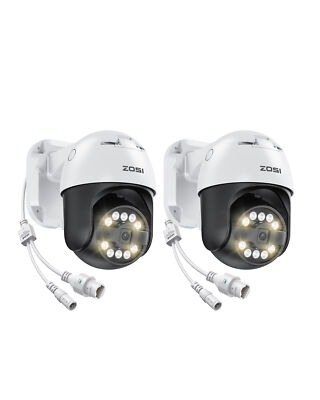 ZOSI 8MP 8CH NVR 5MP POE Security Camera System PT AI Track  AI Face/Car Detect