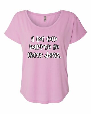 Ostern Christian A Lot Can Happen in Drei Tage Damen Triblend Dolmanärmel