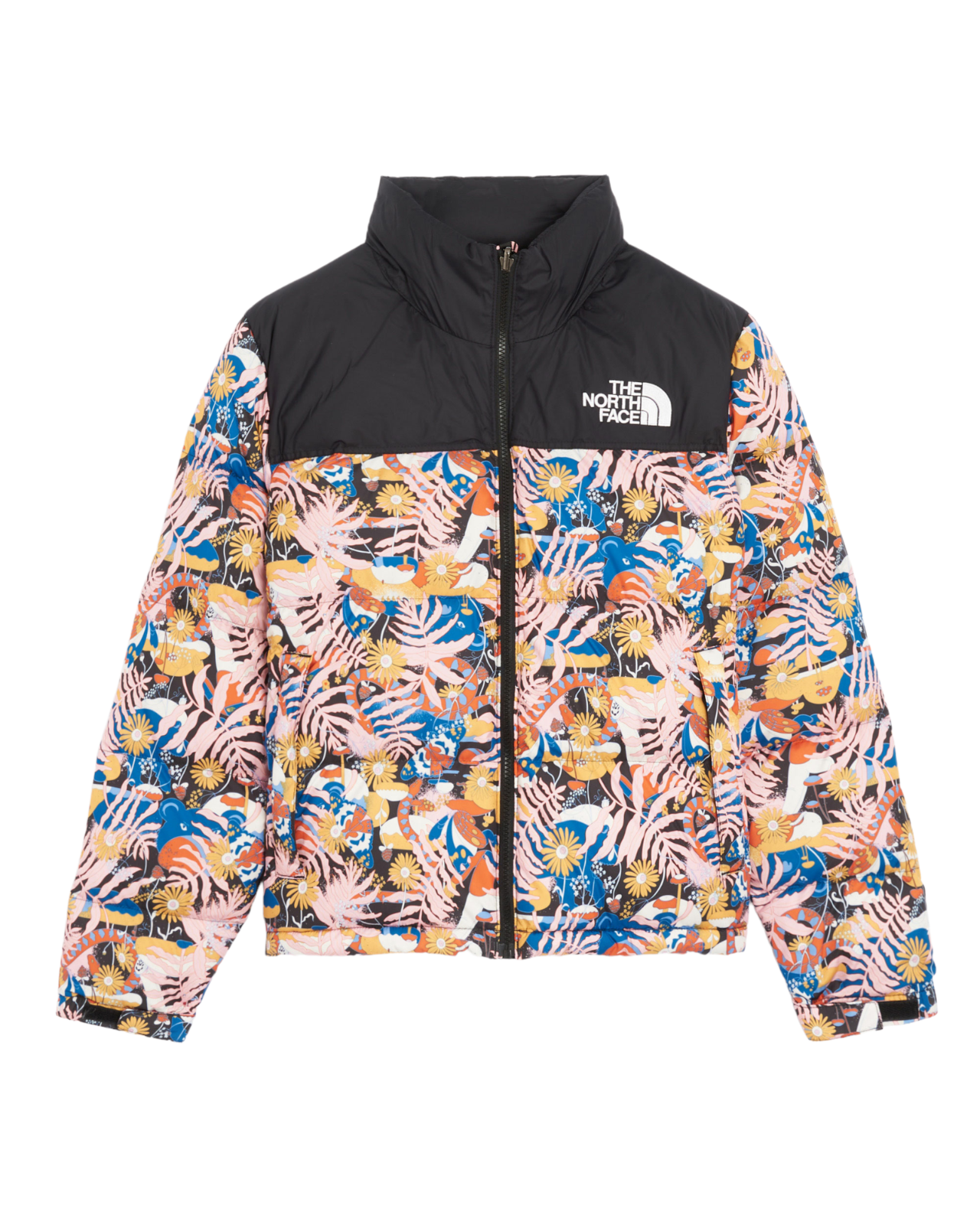 Pre-owned The North Face Women's  Plus Printed 1996 Retro Nuptse 700 Down Jacket In Multicolor