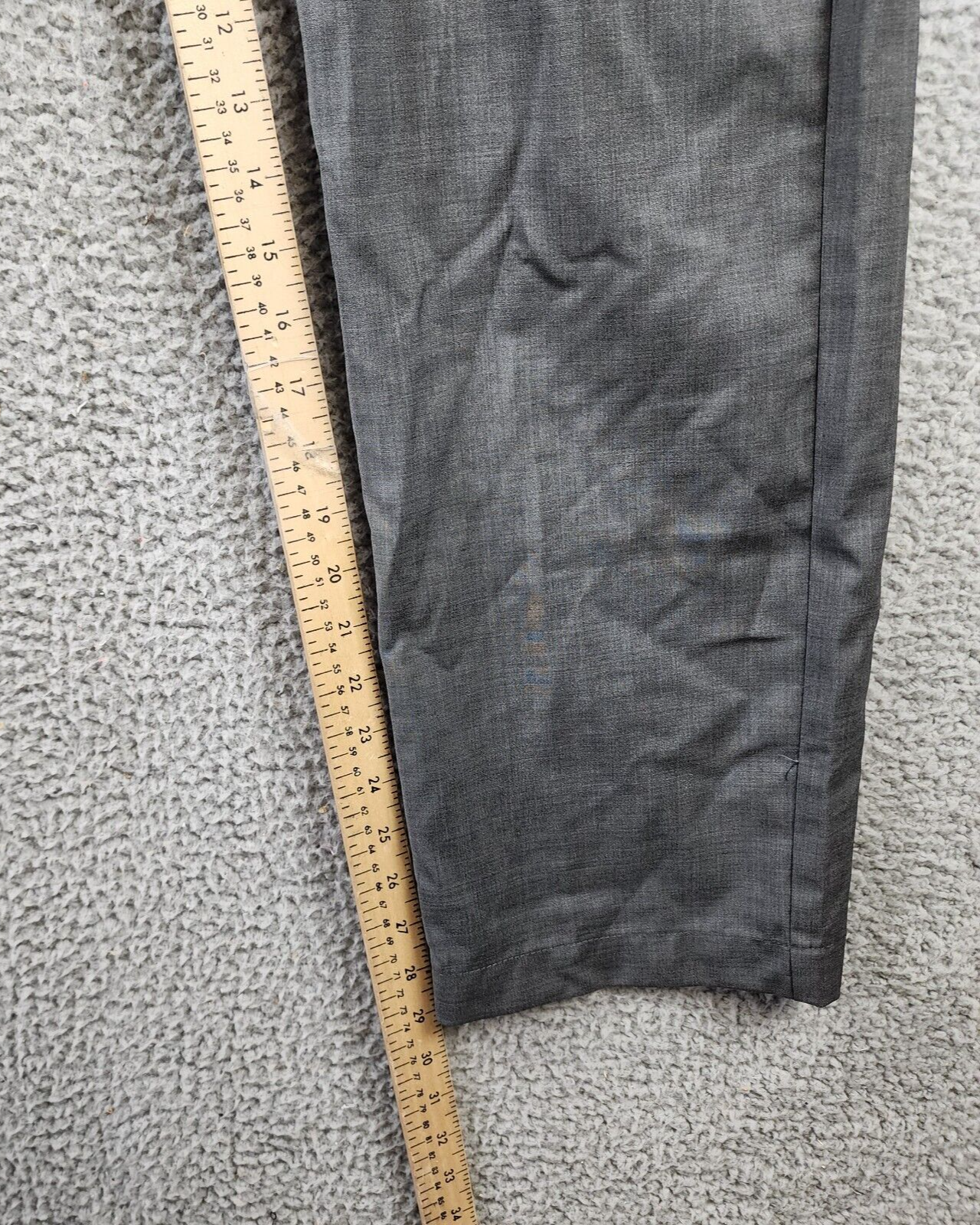 Pre-owned Barena Venezia Pants Men's 52 It/xl Grey Pull On Styling Elastic Waistband In Gray
