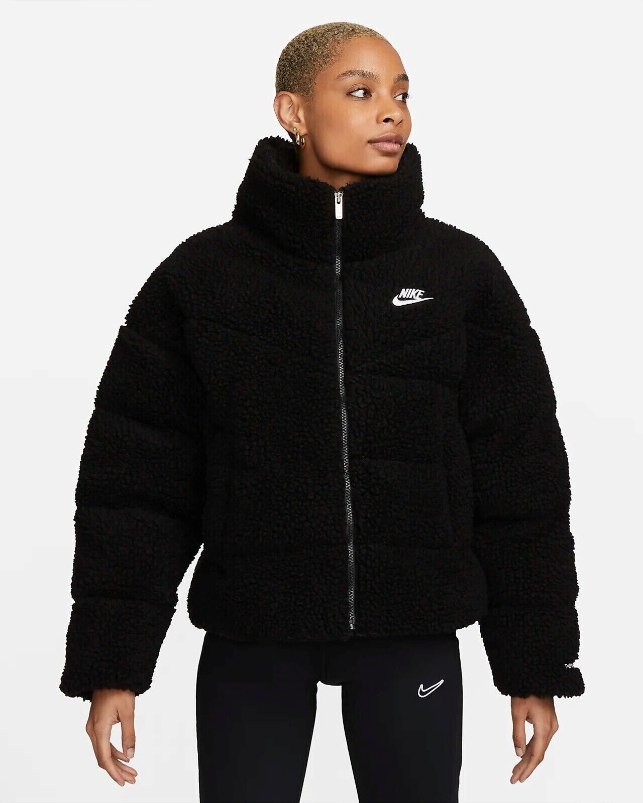 Nike Therma Fit City Series DQ6869-010 Sherpa Jacket Bomber Nike Therma Fit City Series DQ6869-010 Sherpa Jacket Bomber