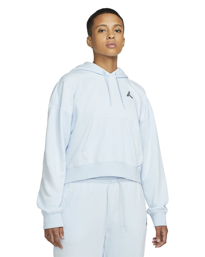

Женская флисовая худи Jordan Celestine Blue Essentials синего цвета