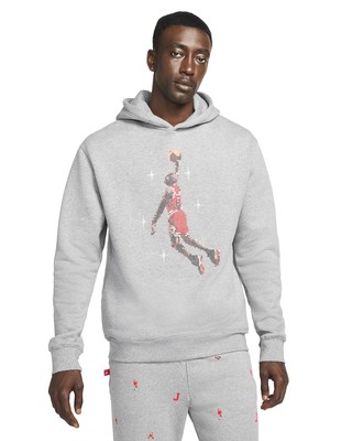 

Мужская худи с рисунком Jordan Carbon Heather Essentials