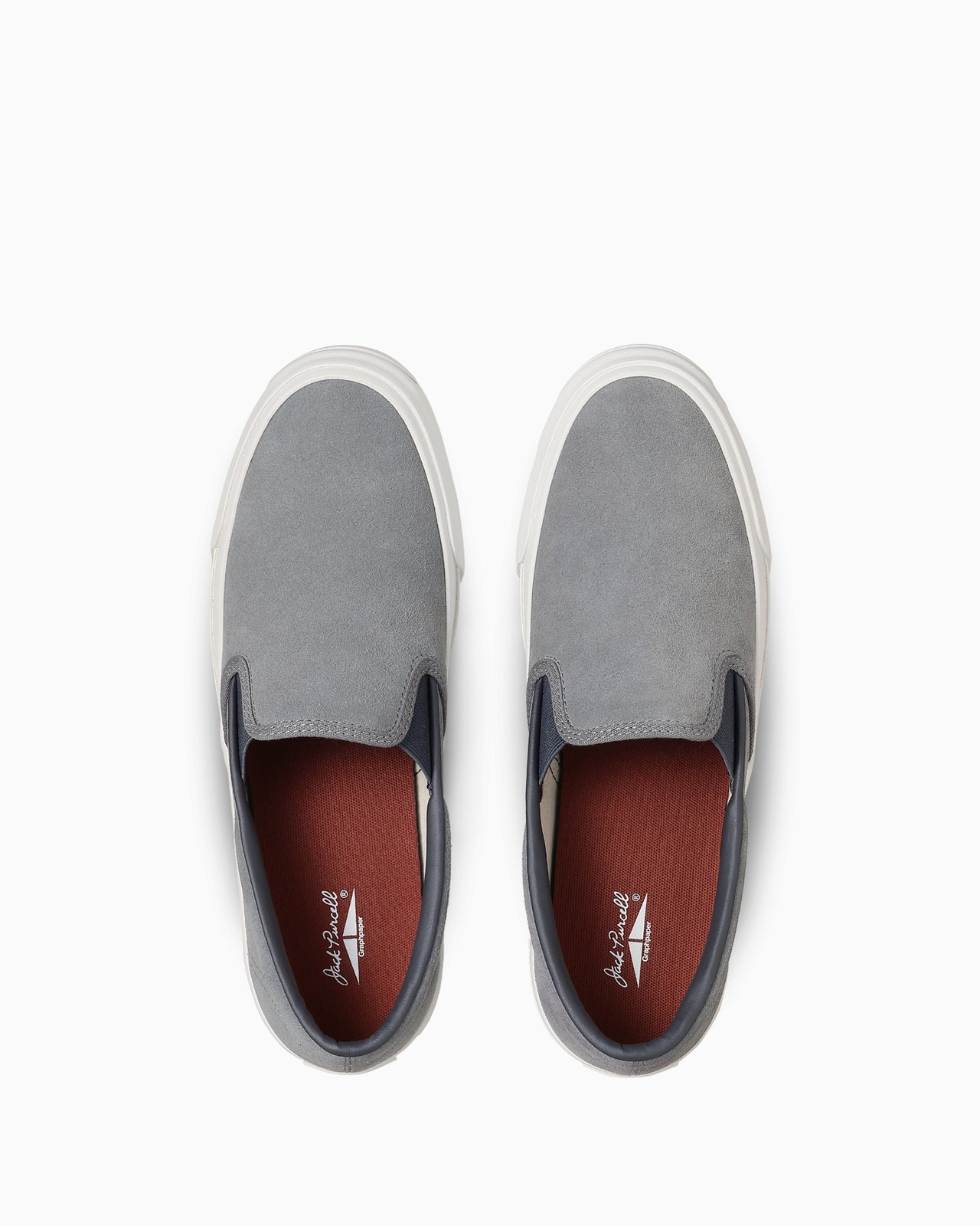 Pre-owned Converse Graphpaper X  Jack Purcell Slip On Gp Color Gray 33301330 Men Us11.5 In Multicolor