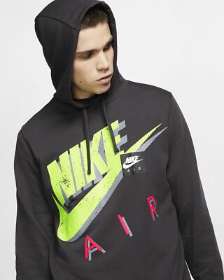 Nike Ropa Deportiva Hombre Sudadera con Capucha Vintage Gráficos Y Retro Talla M