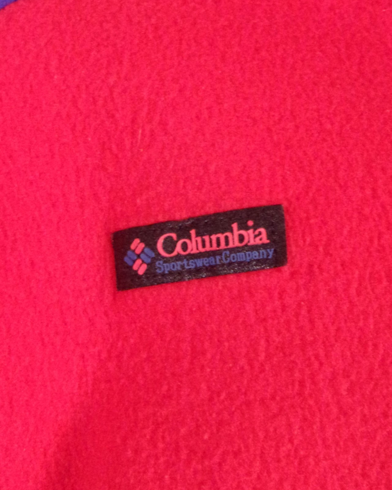 vtg 80s 90s MINT Columbia Colorblock Thick Fleece Full Zip Jacket Men's Tall XL