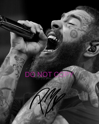 Post Malone singer 8x10 SIGNED REPRINT Photo/poster Rockstar Austin Post #4