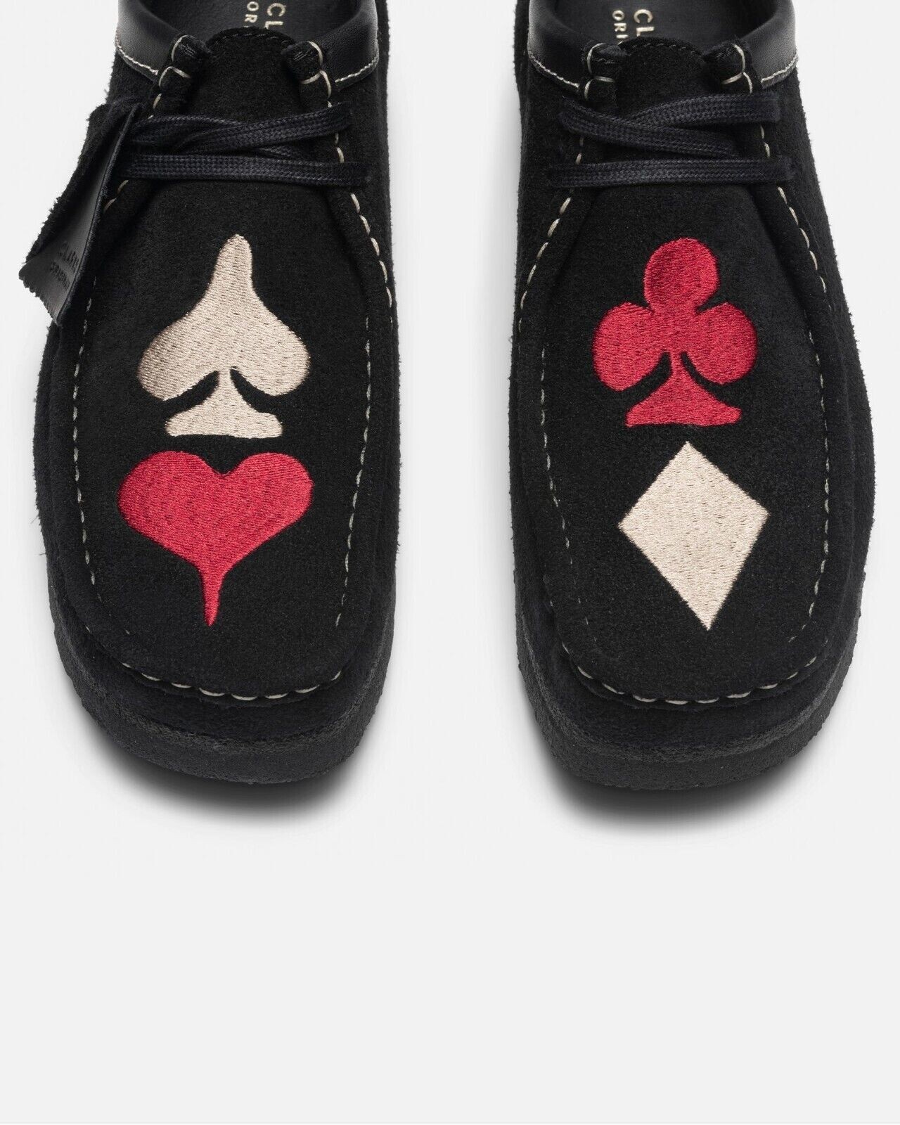 Stussy x CLARKS Originals Wallabee Black Suede SIZE US5.5