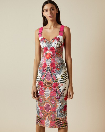 Ted Baker London Kloeey Samba Body-Con Pencil Dress Pink