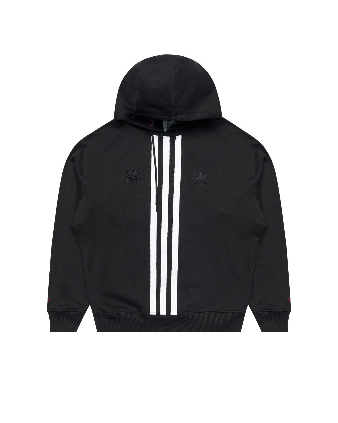 Pre-owned Adidas Originals Korn Adidas Hoodie Size Large 2024 Ultra Rare/early New, Sealed In Og Pkg N Hand In Black
