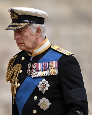 KING CHARLES III 8x10 PHOTO ENGLAND - Highly Collectable