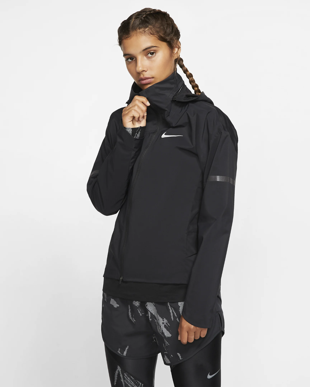 NWT Women's Nike Zonal Aeroshield Hooded Reflective Running NWT Women's Nike Zonal Aeroshield Hooded Reflective Running