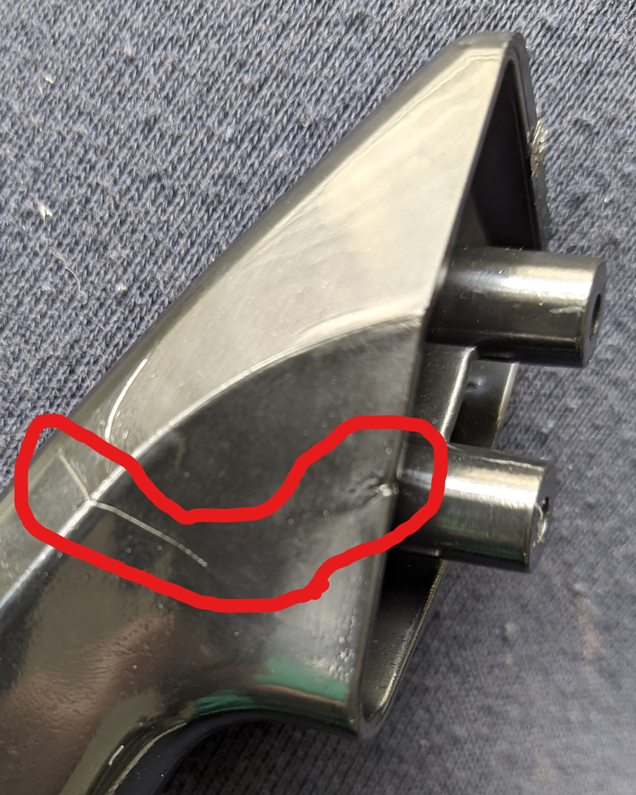 Microwave Door Handle for Frigidaire 5304440323 FMV156DCG FMV156DCC