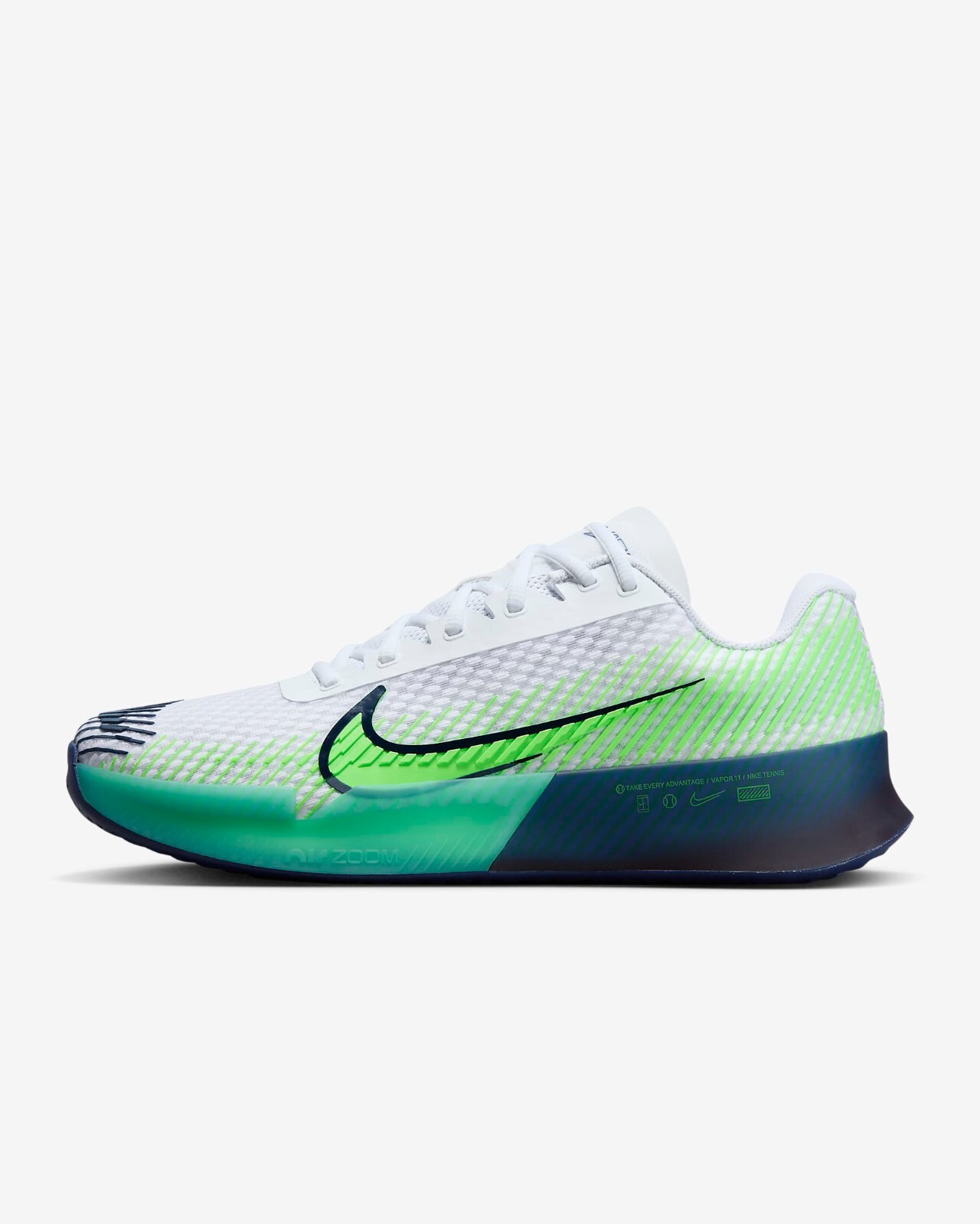 

Nike Court Air Zoom Vapor 11 — Green Strike / DR6966-103 / Мужские теннисные туфли, Nike Court Air Zoom Vapor 11