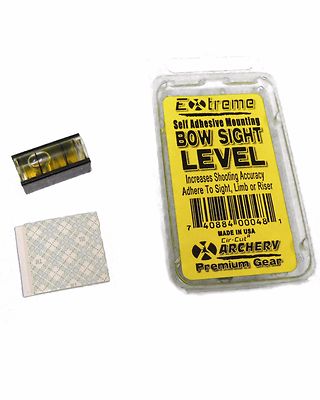 BOW SIGHT LEVEL STICK ON ARCHERY TARGET 3-D HUNTING - SELF ADHESIVE BUBBLE 