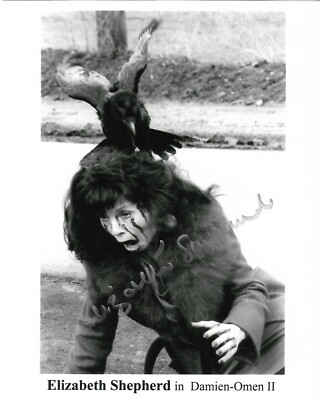 Elizabeth Shepherd in Damien - Omen II Signed 8 x 10 Photo