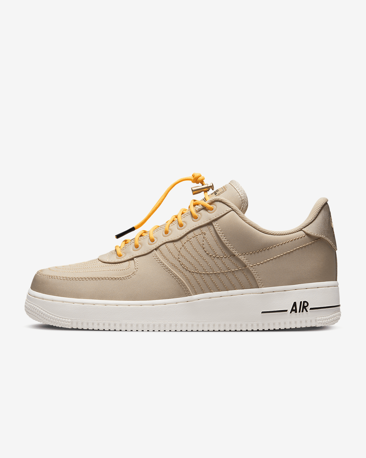 

Кроссовки NIKE Air Force 1 07 Lv8 DV0794-100 Песчаный дрифт / Citron Pulse / Парус, Sand drift / citron pulse / sail, Nike Air Force 1