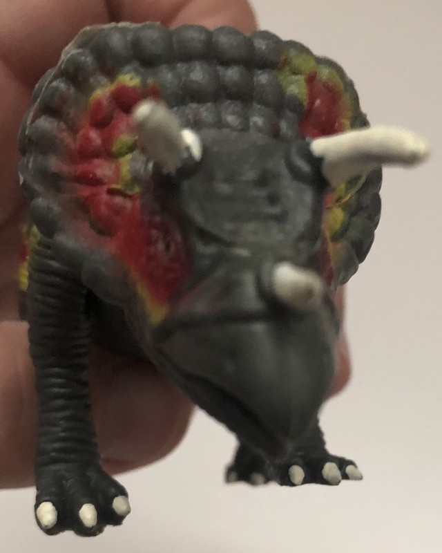 2004 Triceratops Dinosaur K & M 6” Hard Figure
