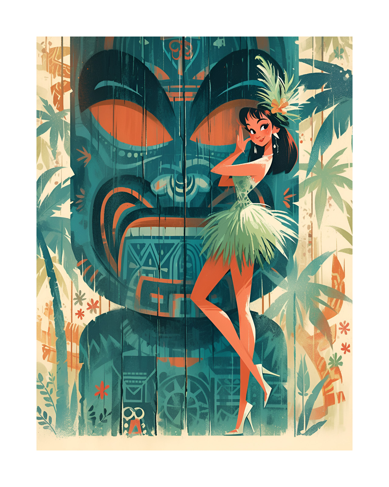 Hula Dancers and Tiki Gods フラダンサー ティキ Amazon.com: Hula Dancers & Tiki Gods (A Schiffer Book for