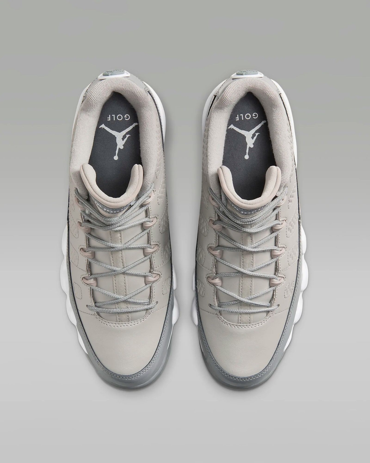 NIKE NIKE AIR JORDAN 9 IN MEDIUM GREY/ WHITE-COOL GREY 13 WITH BOX MENS