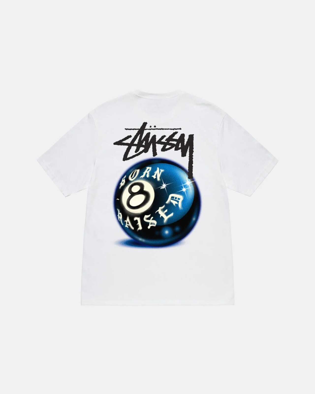 ❗️SALE❗️STUSSY&BORN X RAISED 8 BALL TEE L Size Large - Stussy Born x Raised 8 Ball Tee New IN HAND | eBay