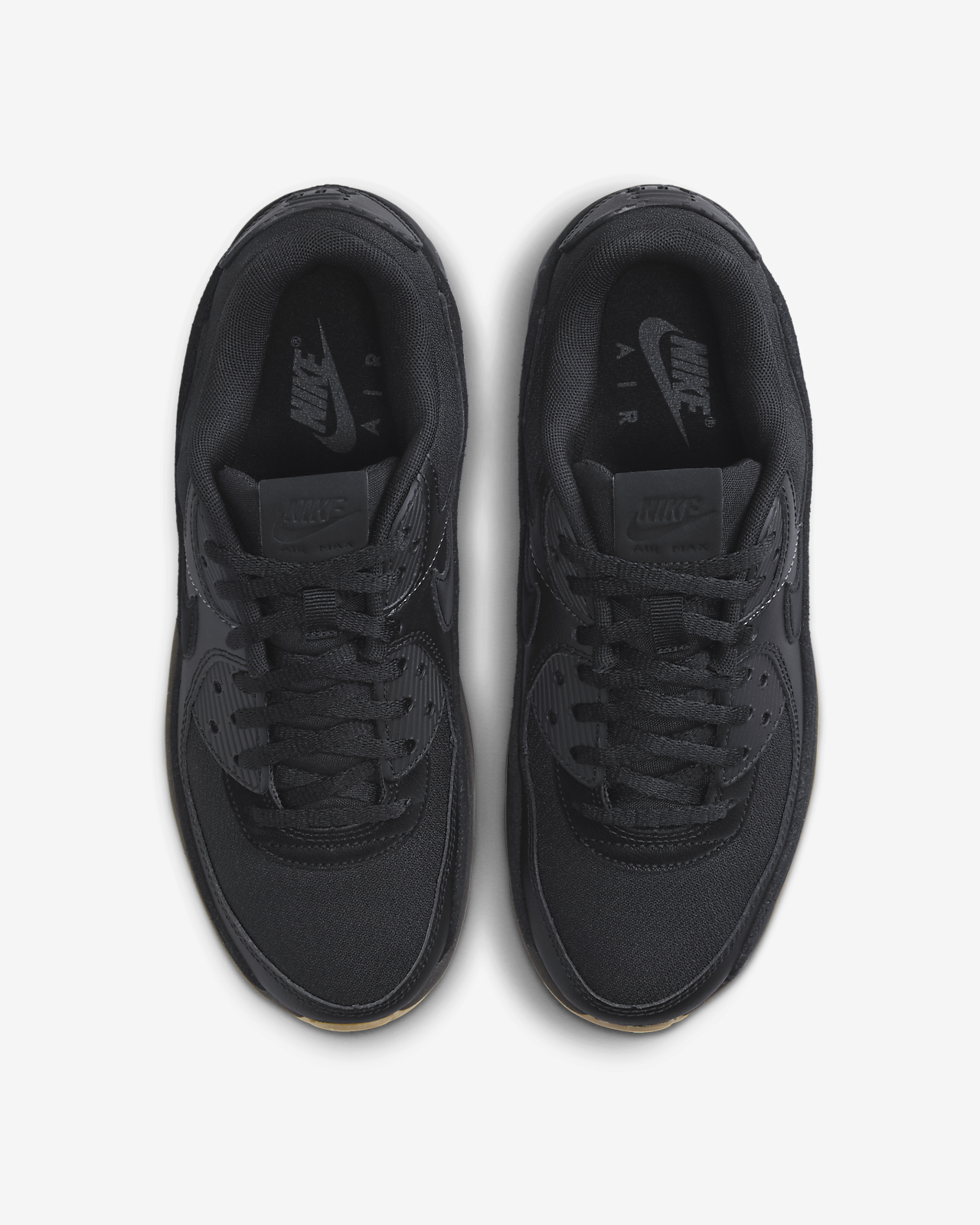 Pre-owned Nike Wmns Air Max 90 Lv8 "black/gum Medium Brown" Hj3847-010 Women [us 5-12]