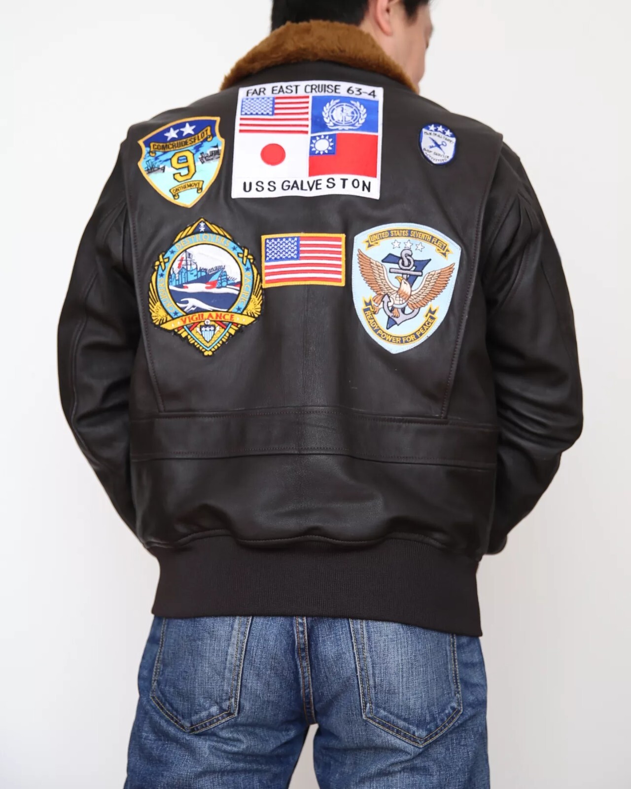TOP GUN ASHLAND TOP GUN JACKET. G1 LEATHER JACKET TOPGUN