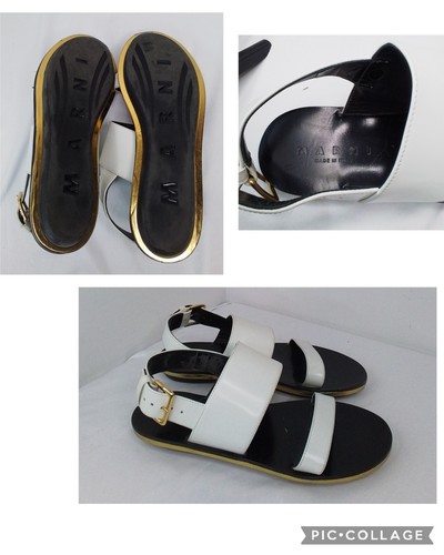 ★MARNI★ Raffia Sandals Natural White SAMS016102P3860ZO461 ☆MARNI☆ Raffia Sandals Natural White SAMS016102P3860ZO461