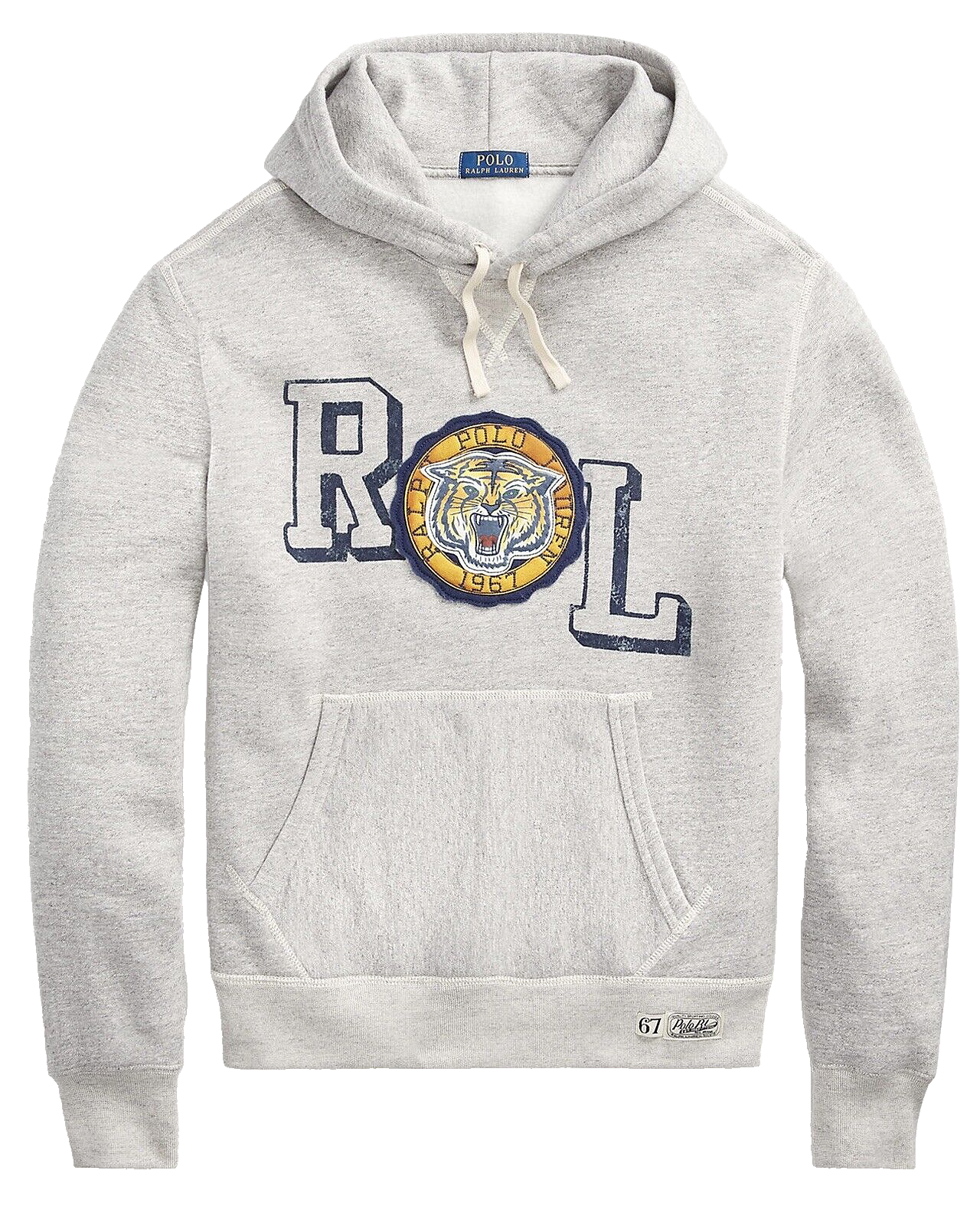 パーカー・フーディ POLO RALPH LAUREN Men Hoodies 710916689 025 Grey NEW Polo Ralph Lauren Hoodie Sweatshirt Men Size Small Grey