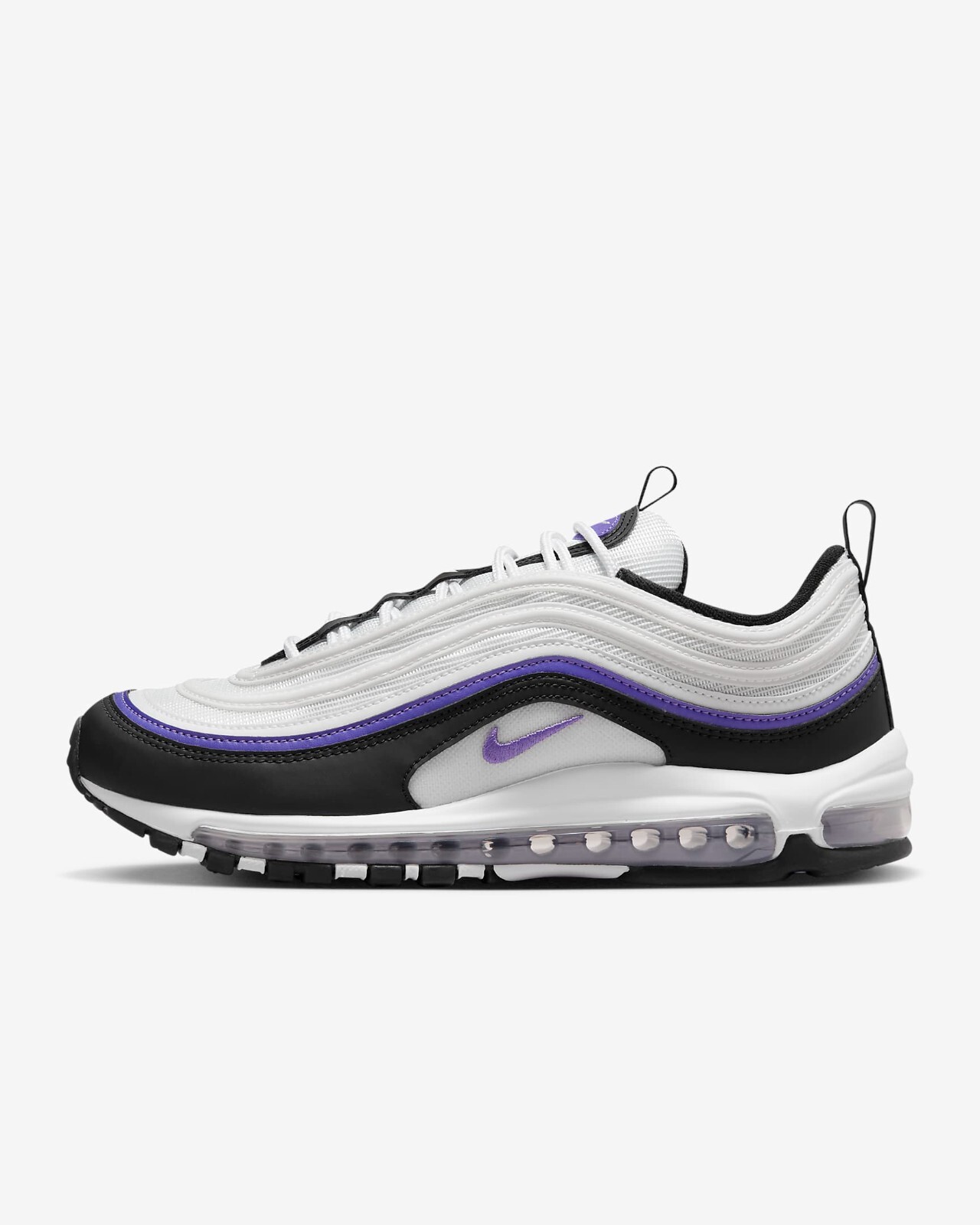 purple nike 97s