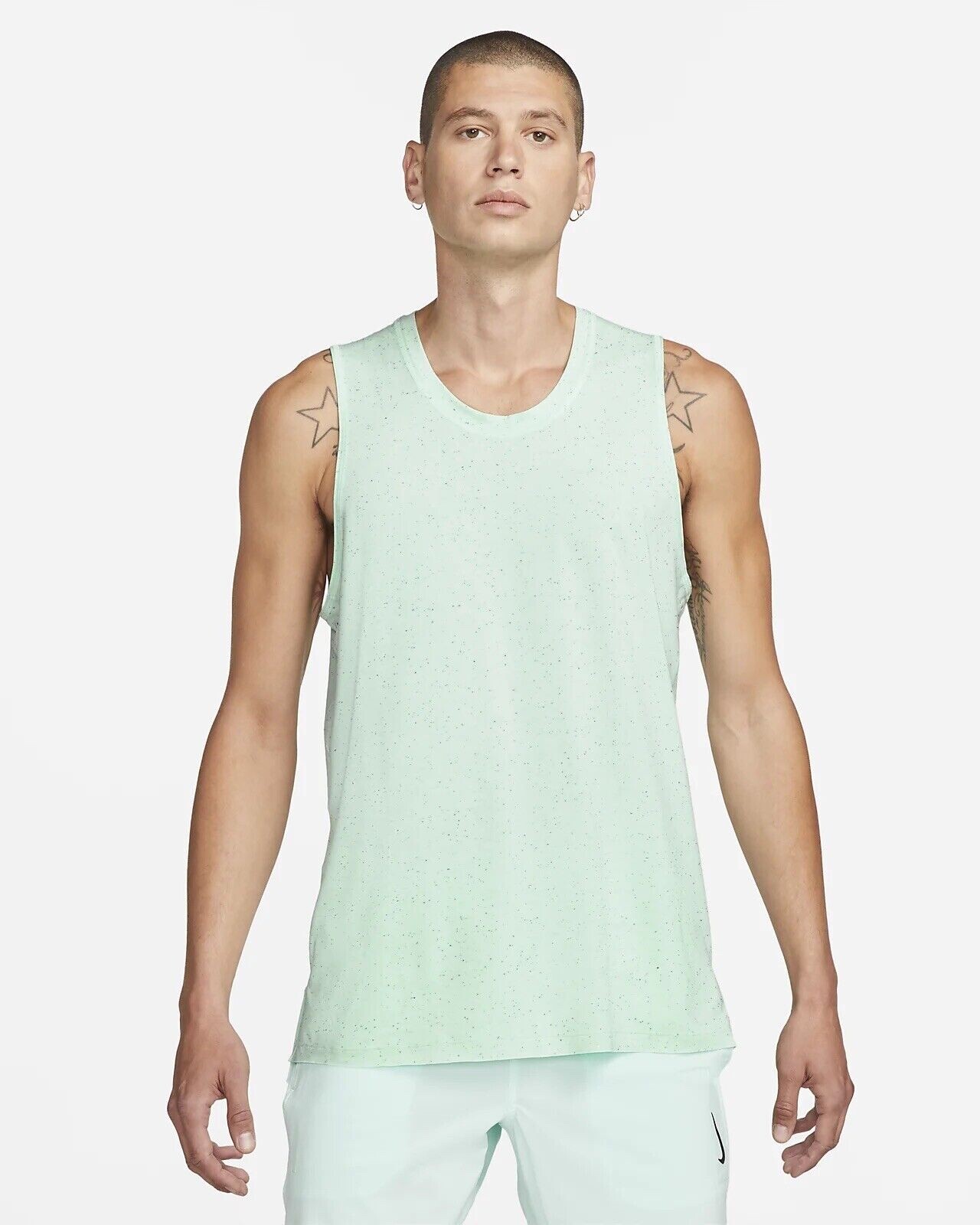 NIKE MEN'S XL - YOGA TRAINING TANK TOP - MINT GREEN DN1523
