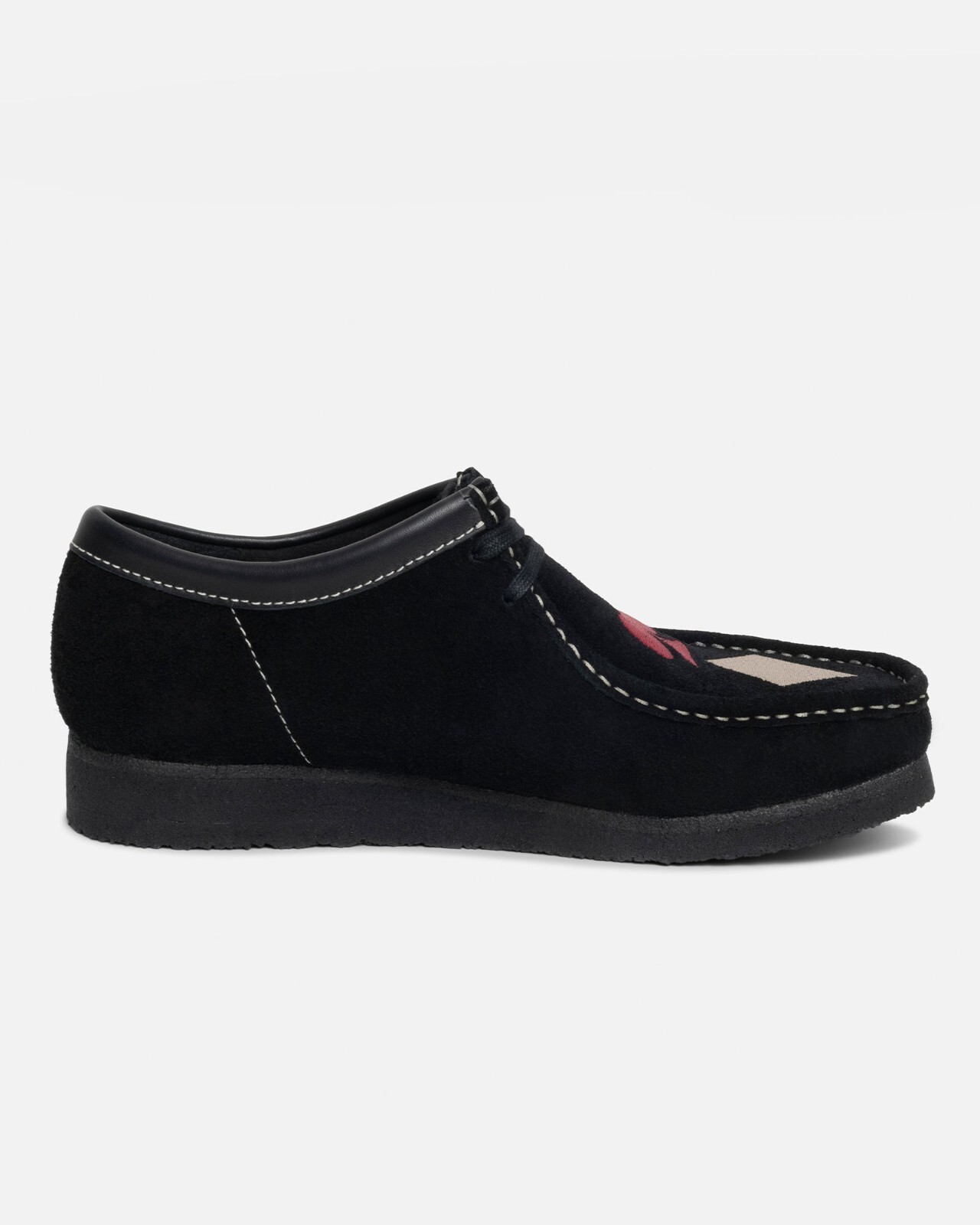 Pre-owned Clarks Stussy X  Originals Wallabee Black Suede Size Uk 4-13 Brand