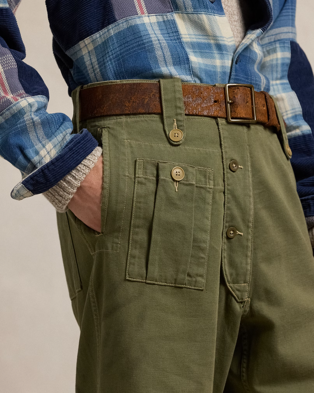 パンツ Polo Jeans Brown Military Cargo Pants VTG Ralph Lauren Polo Jeans Co Pants Women's Sz 8 Brown