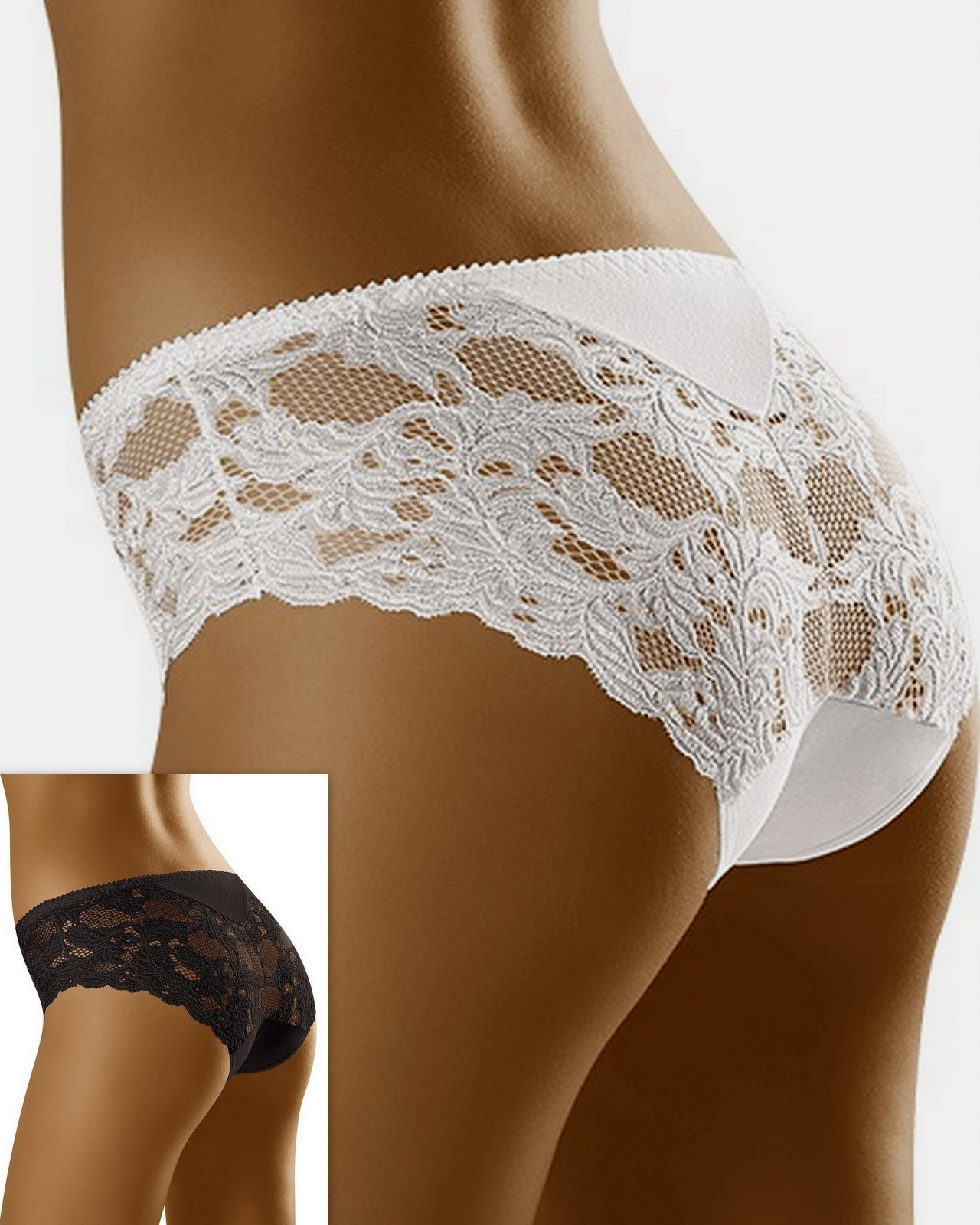 culotte dentelle coton