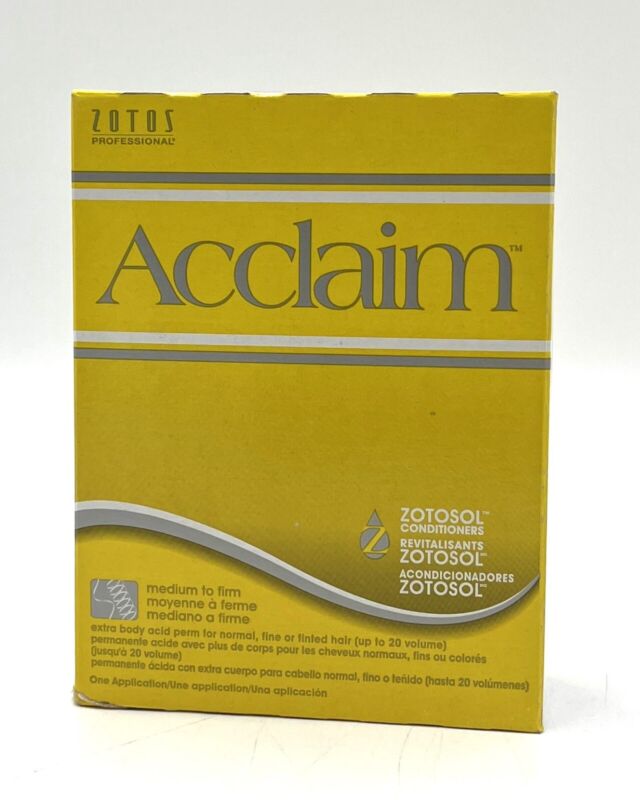 Zotos Acclaim Extra Body Acid Perm/Normal,Fine Or Tinted Hair