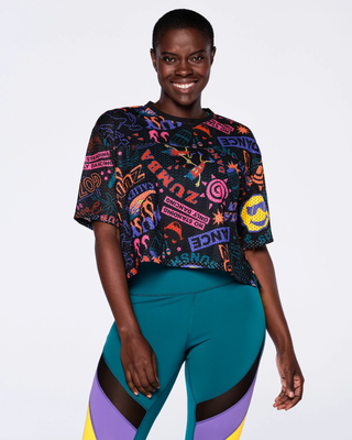 zumba mesh top