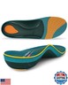 WalkHero Work Orthotic Inserts, Plantar Fasciitis Insoles for Men and Women, Arch Support Inserts for Heel Pain Relief, Boot Insoles with Max Cushion,Standing All Day Mens 8-8.5 | Womens 10-10.5