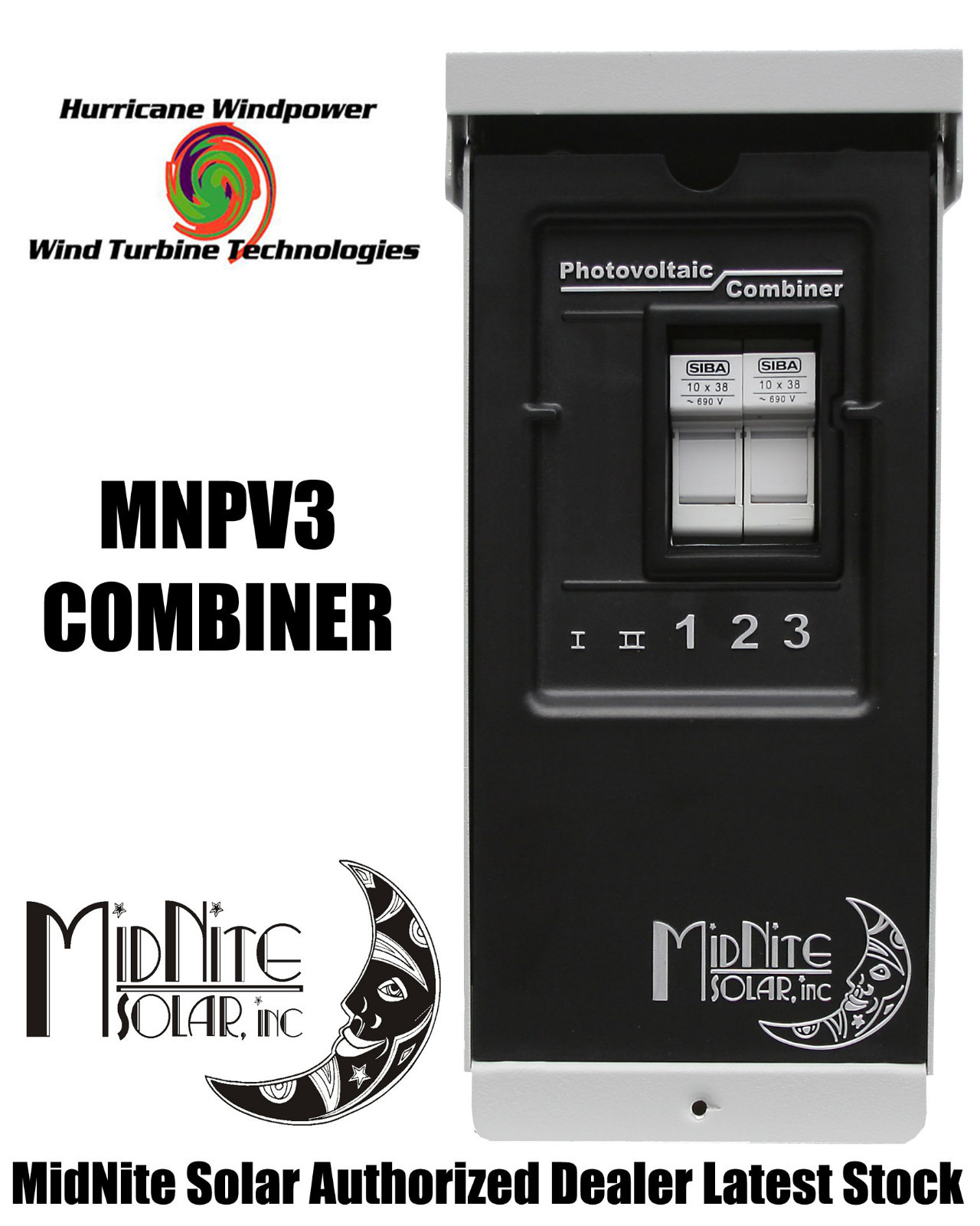 Midnite Solar MNPV3 (PV3 Combiner Box Only) Solar Wind Turbine Wind Generator