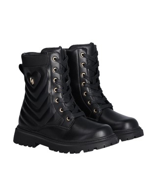 Pre-owned Liu •jo Boots Liu Jo Ankle Boot Faux Leather Black