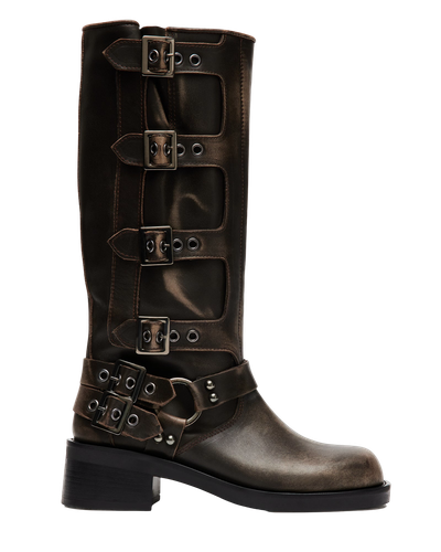 Steve Madden::ROCKY エンジニア ブーツ::10[RESALE] STEVEMADDEN_SHOES_ROCKY_BLACK-