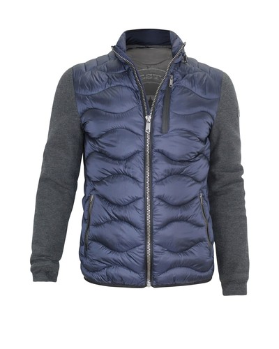 MILESTONE MILESTONE WASHINGTON HERREN STEPPJACKE ÜBERGANGSJACKE BLAU