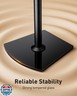 Perlegear Universal Speaker Stands Pair with Cable Management, 33.6 inch Speakers Stands for Bookshelf Speakers, Satellite Speakers and Surround Sound Speaker Holds to 22lbs (PGSS2)