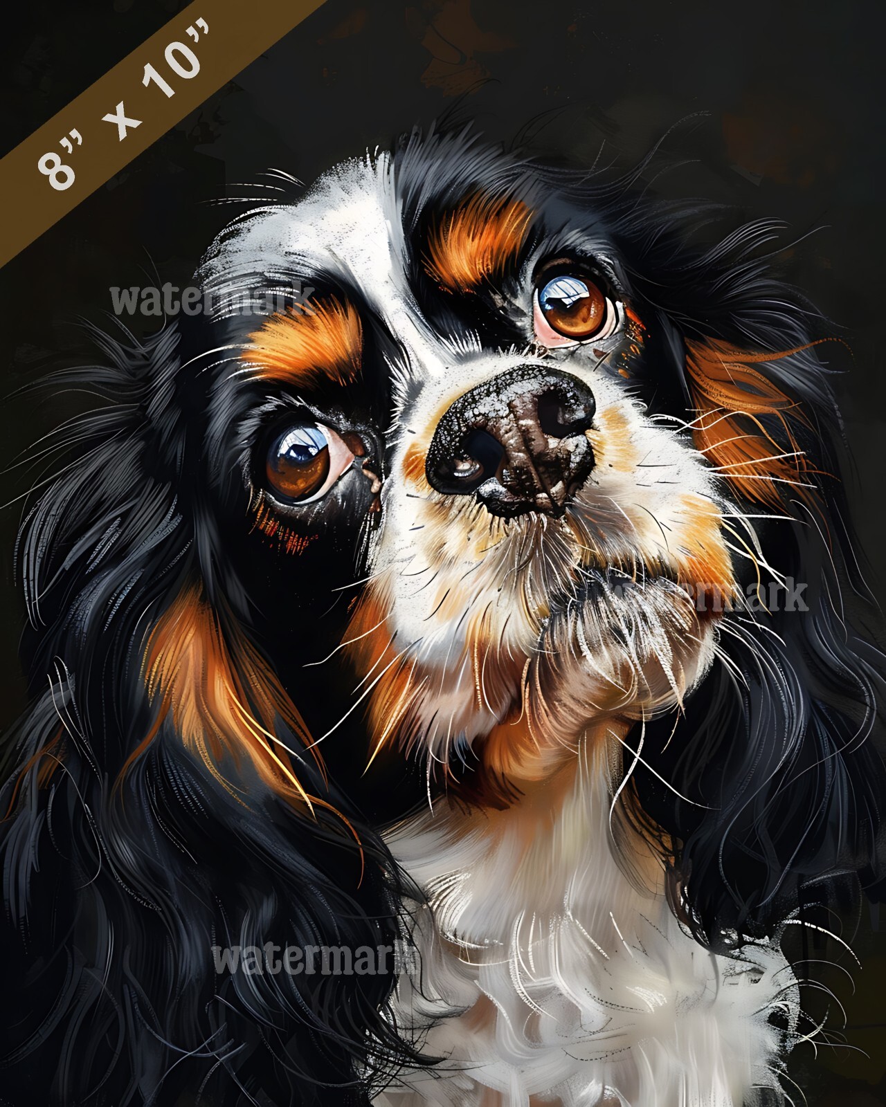 Cavalier King Charles Spaniel Car Pillows Set of 2 - Tri Cavalier King Charles Spaniel Car Pillows Set of 2 - Tri