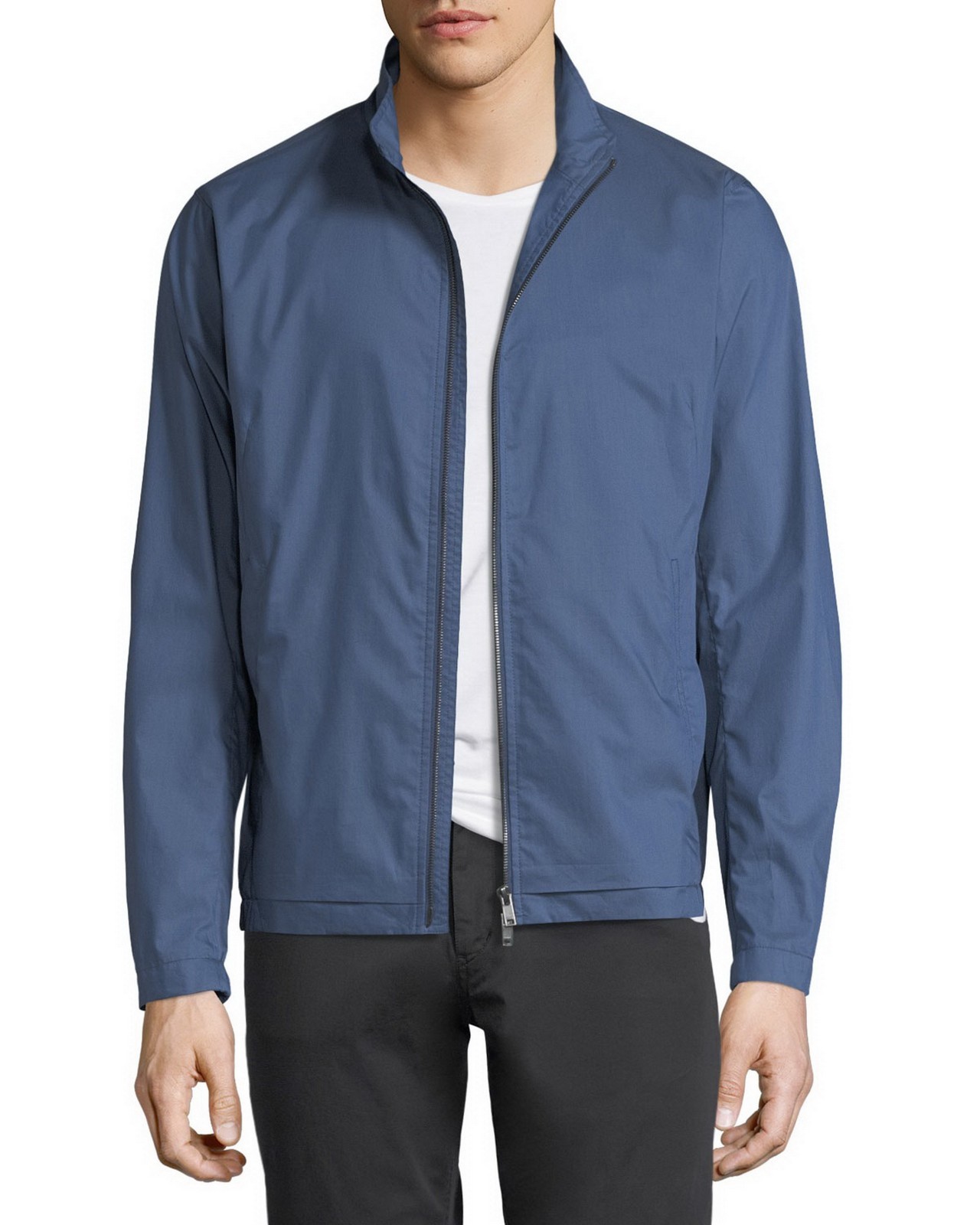Theory　VARSITY JKT SLEEK SAXONY Theory Men's Varsity JKT JL.NEOTE, Navy, M at Amazon Men's