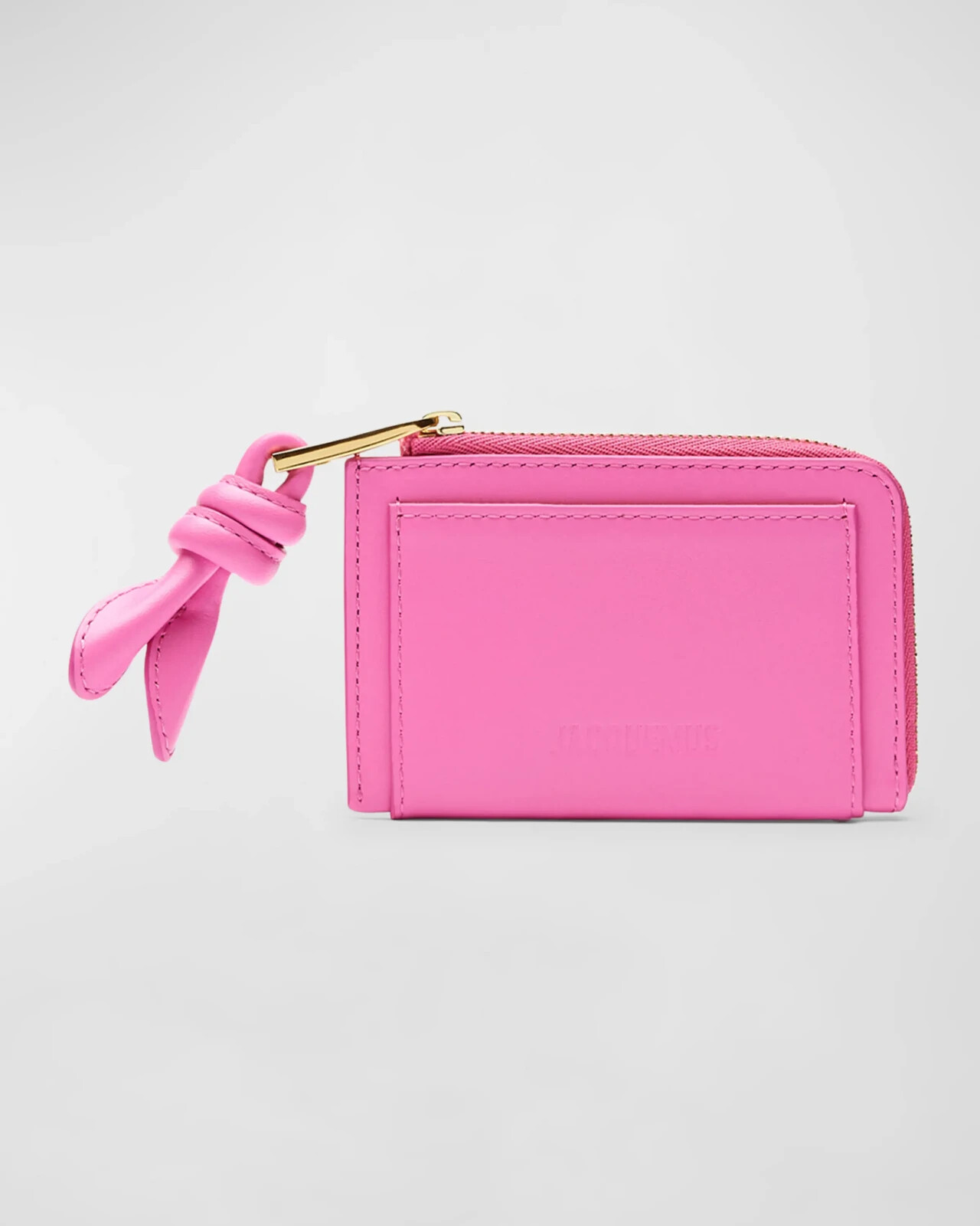 Jacquemus Le Porte Zip Leather Wallet ($340) w/tax Pink | eBay
